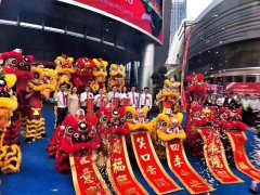 春节舞狮子表演